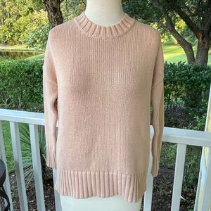 Magashoni Pink Crew Neck Sweater. XS
